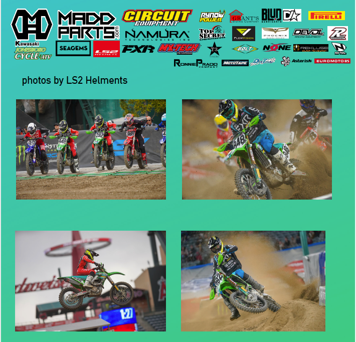 FlowVision, MADD Parts.com Kawasaki Race Team Report: SX Anahiem 2