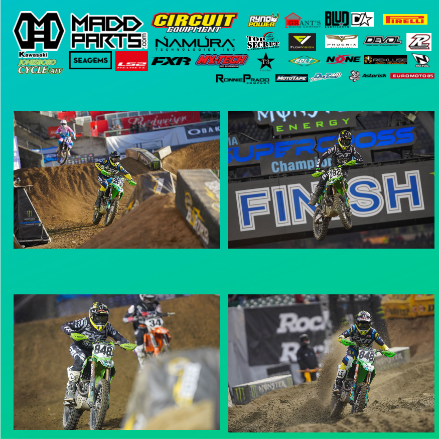 FlowVision, MADD Parts.com Kawasaki Race Team Report: SX Oakland
