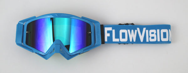 Mystic Mountain bike goggle blue and neon yellow - UFO Plast