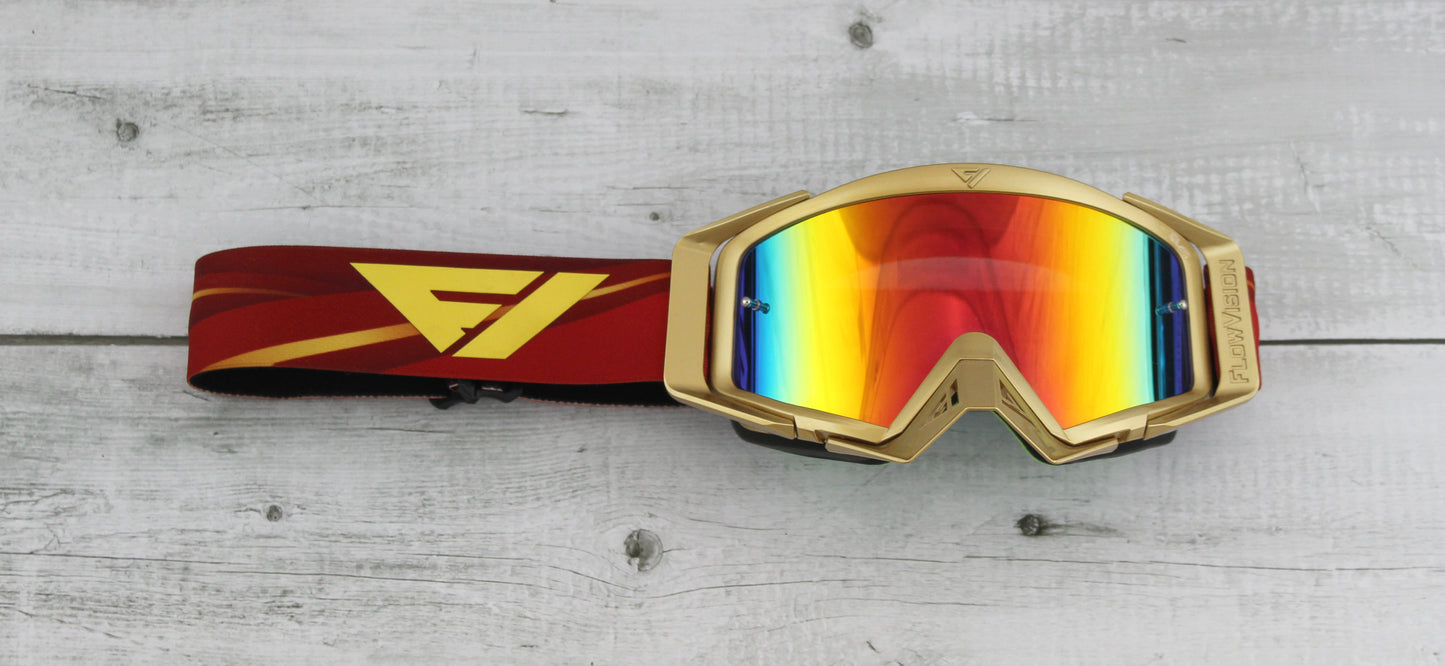 Flow Vision Rythem™ Motocross Goggle: Ironman