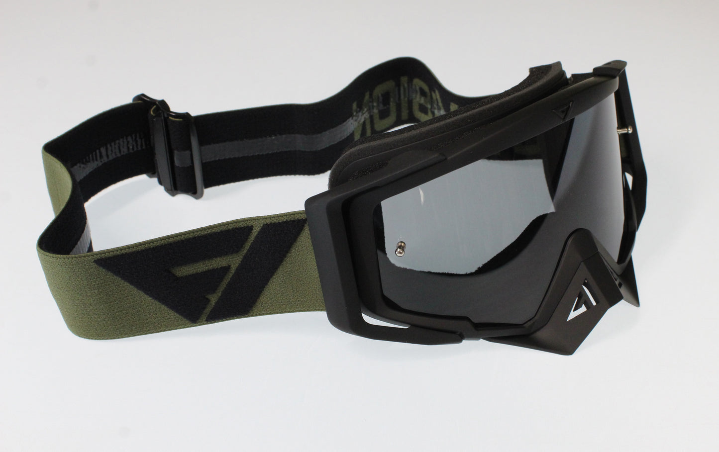 Flow Vision Rythem™ Motocross Goggle: Army Green/Black
