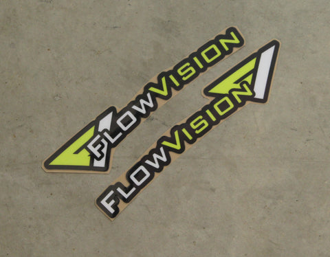Flow Vision™ Dirt Bike Front Fender Stickers