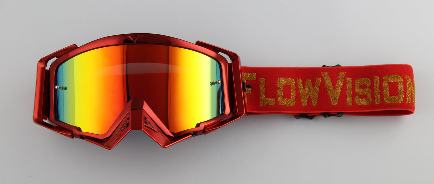 Flow Vision Rythem™ Motocross Goggle: Lava
