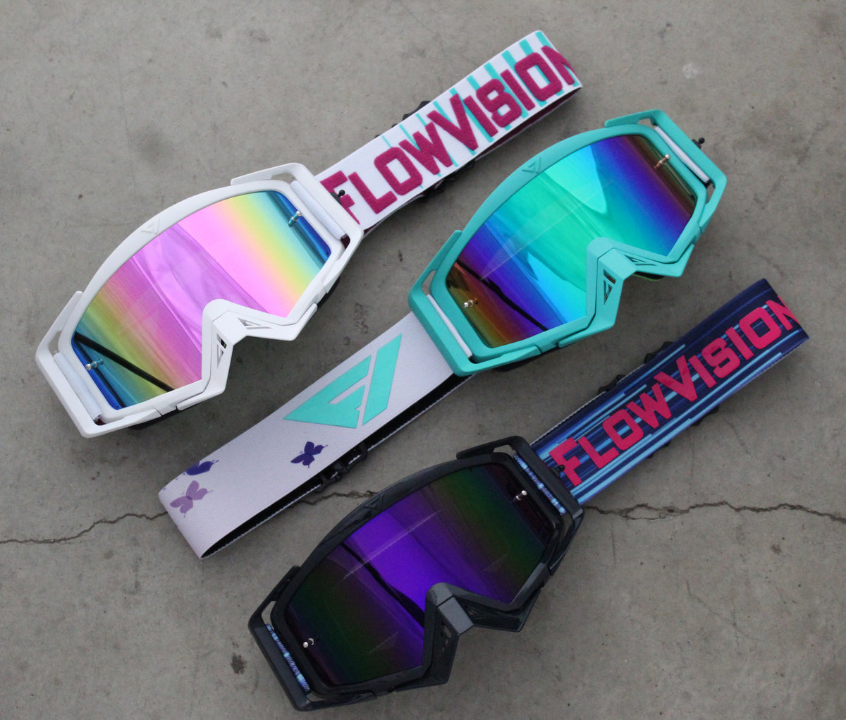 Flow Vision Rythem™ Motocross Goggle: Matrix