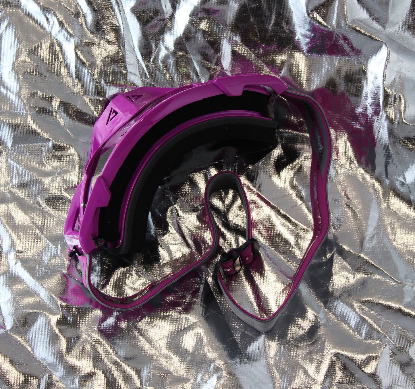 Flow Vision Rythem™ Motocross Goggle: Purple/Grey