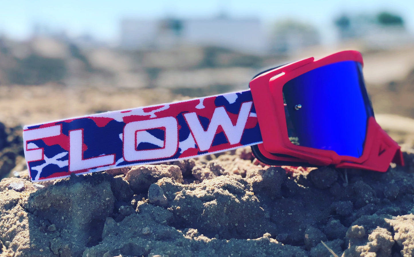 Flow Vision Rythem™ Motocross Goggle: The Patriot