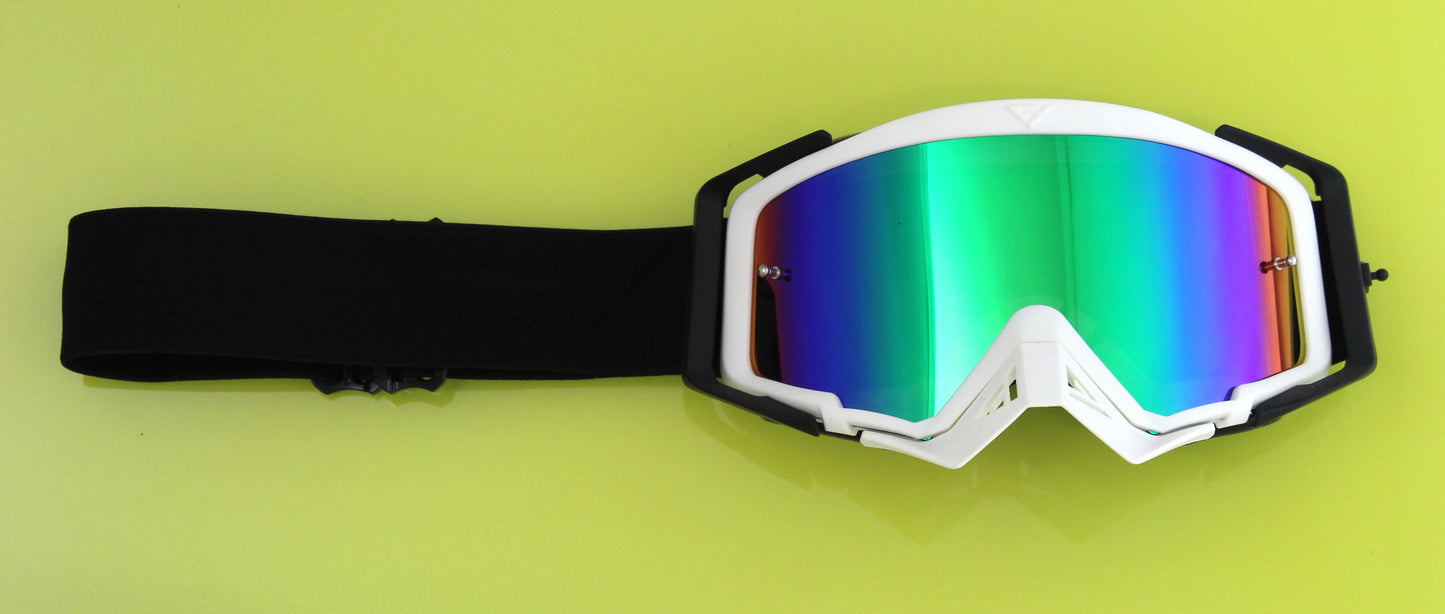 Flow Vision Rythem™ Motocross Goggle: Black Out