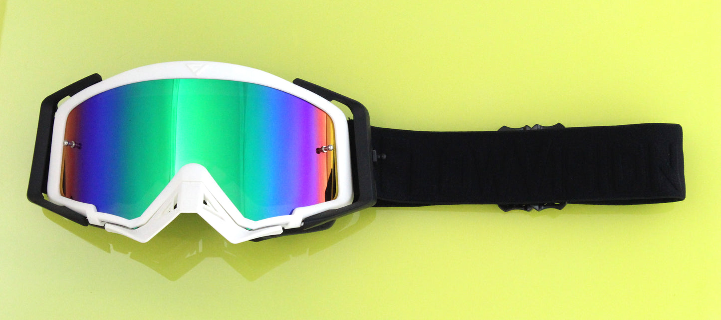 Flow Vision Rythem™ Motocross Goggle: Black Out