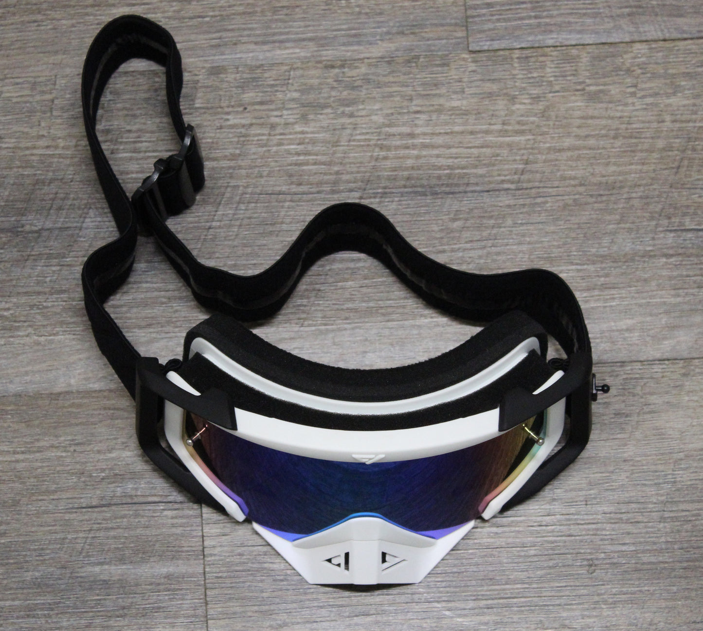 Flow Vision Rythem™ Motocross Goggle: Black Out