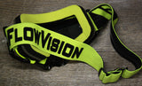Flow Vision Rythem™ Motocross Goggle: Flo Yellow/Black