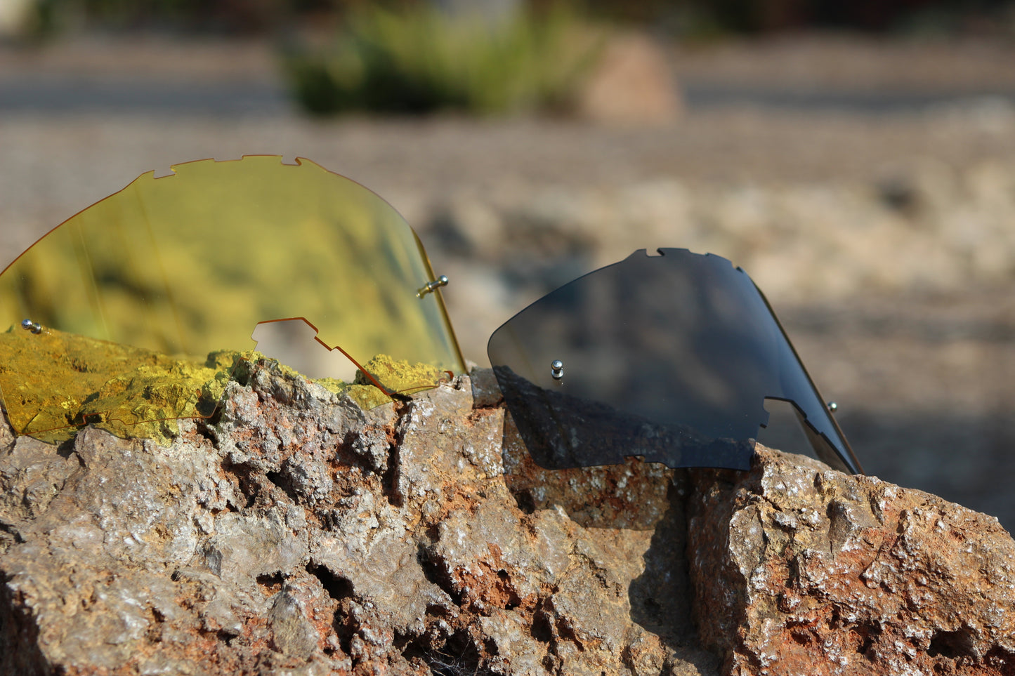 FlowVision® Rythem/Section™ Motocross Lens: Yellow Clear