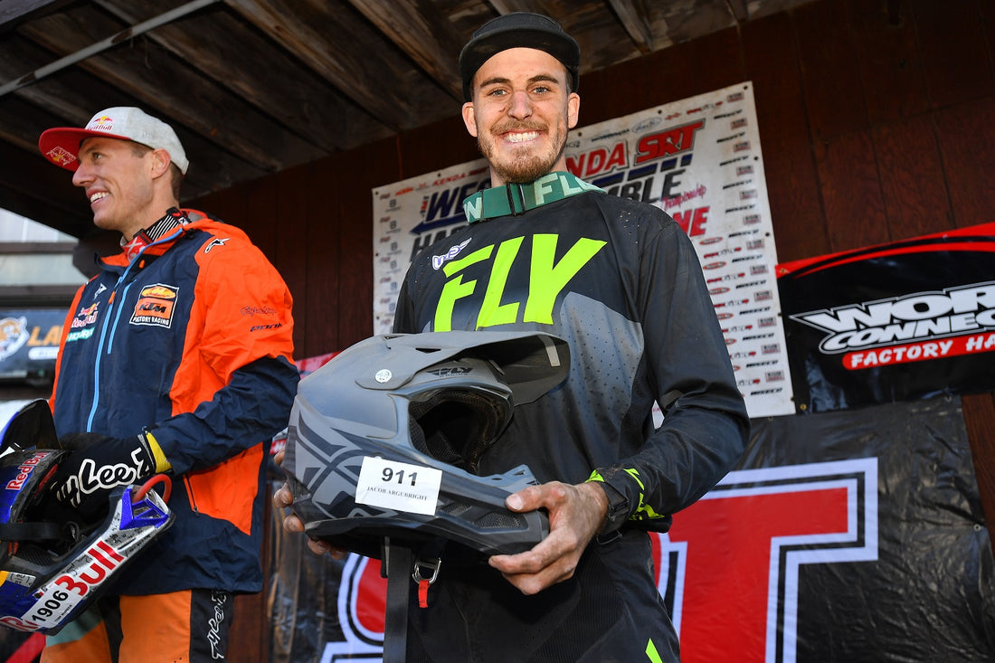 FlowVision's Jacob Argubright Podium's at the AMA West Harescamble Finale.....