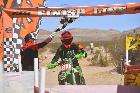 FLOW VISION'S JACOB ARGUBRIGHT WINS THE PENULTIMATE ROUND OF THE 2019 AMA NATIONAL HARE AND HOUND SERIES IN LUCERNE VALLEY, CA