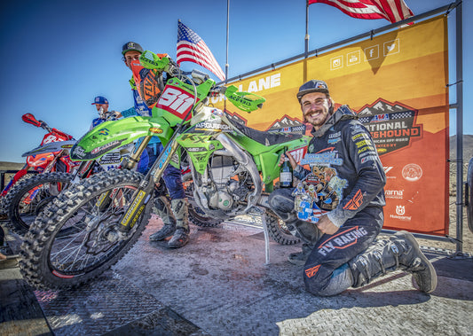 FlowVision's Jacob Argubright Finishes 3rd Overall At AMA National Hare And Hound Round 7!