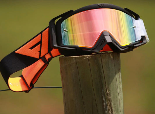 Applying Dirt Bike Goggle Tear Off's.....