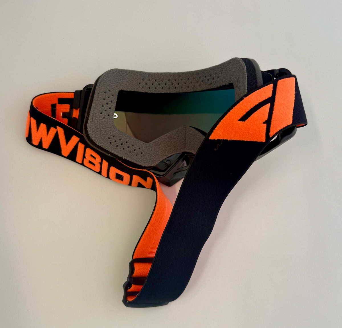 Flow Vision Rythem™ Motocross Goggle: Black/Orange