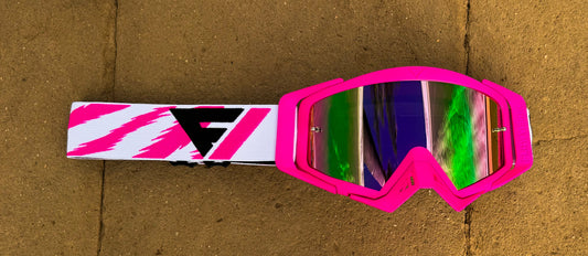 Flow Vision Rythem™ Motocross Goggle: Flamingo