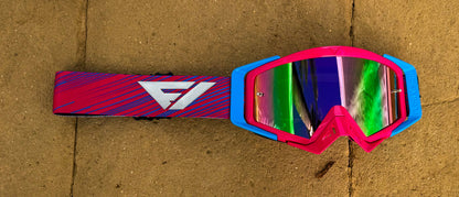 Flow Vision Rythem™ Motocross Goggle: Magenta