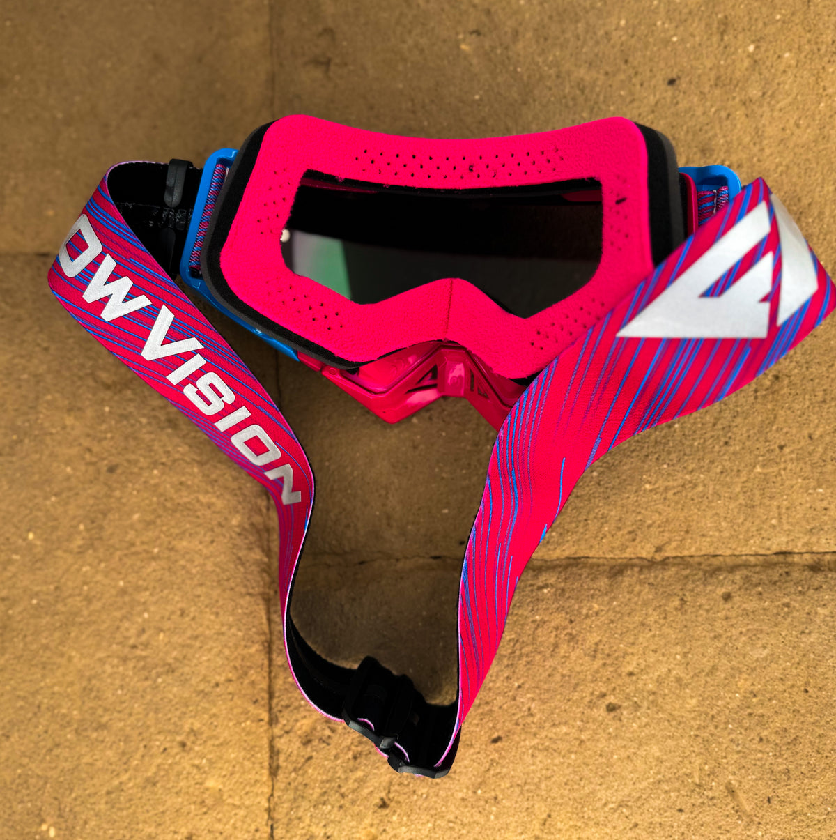 Flow Vision Rythem™ Motocross Goggle: Magenta