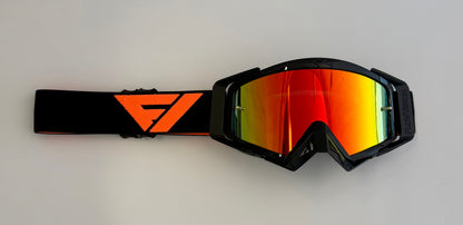 Flow Vision Rythem™ Motocross Goggle: Black/Orange
