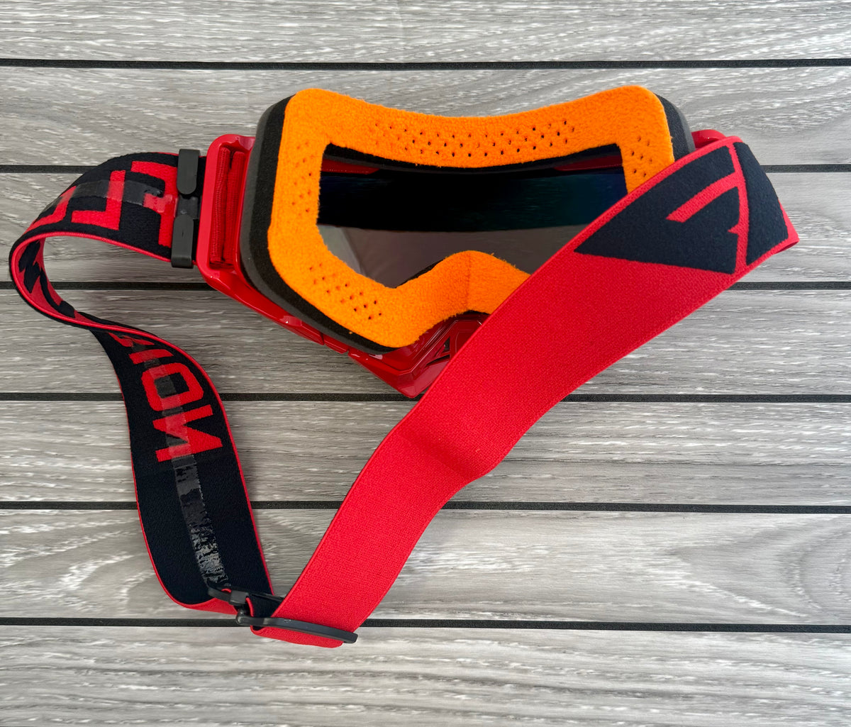 Flow Vision Rythem™ Motocross Goggle: Red/Black