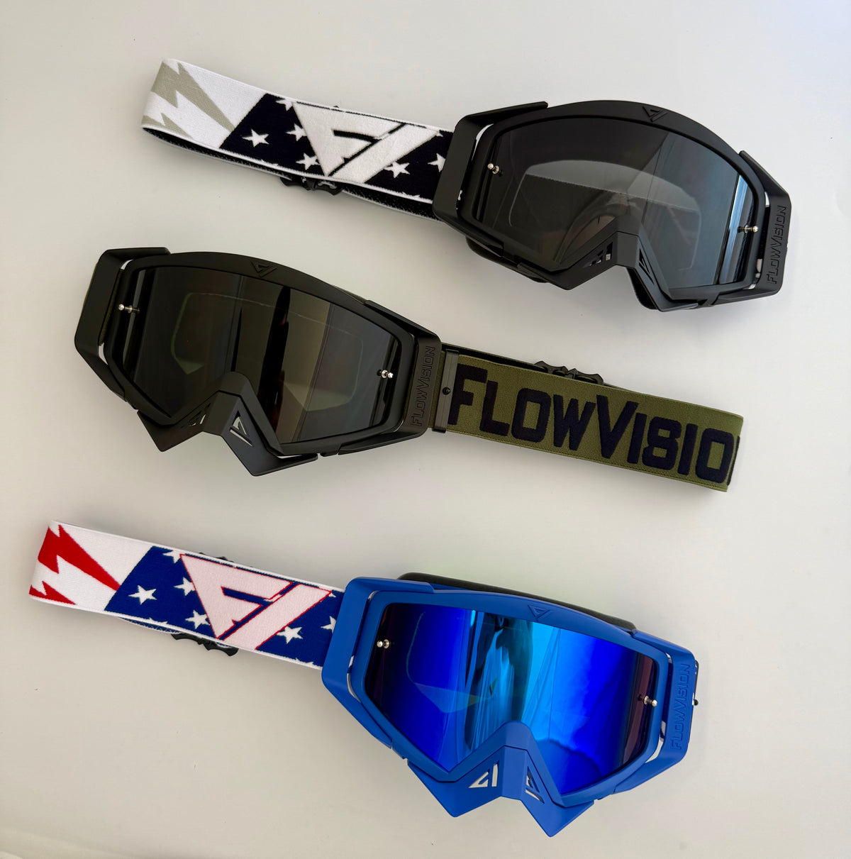 Flow Vision Rythem™ Motocross Goggle: 2nd Amendment