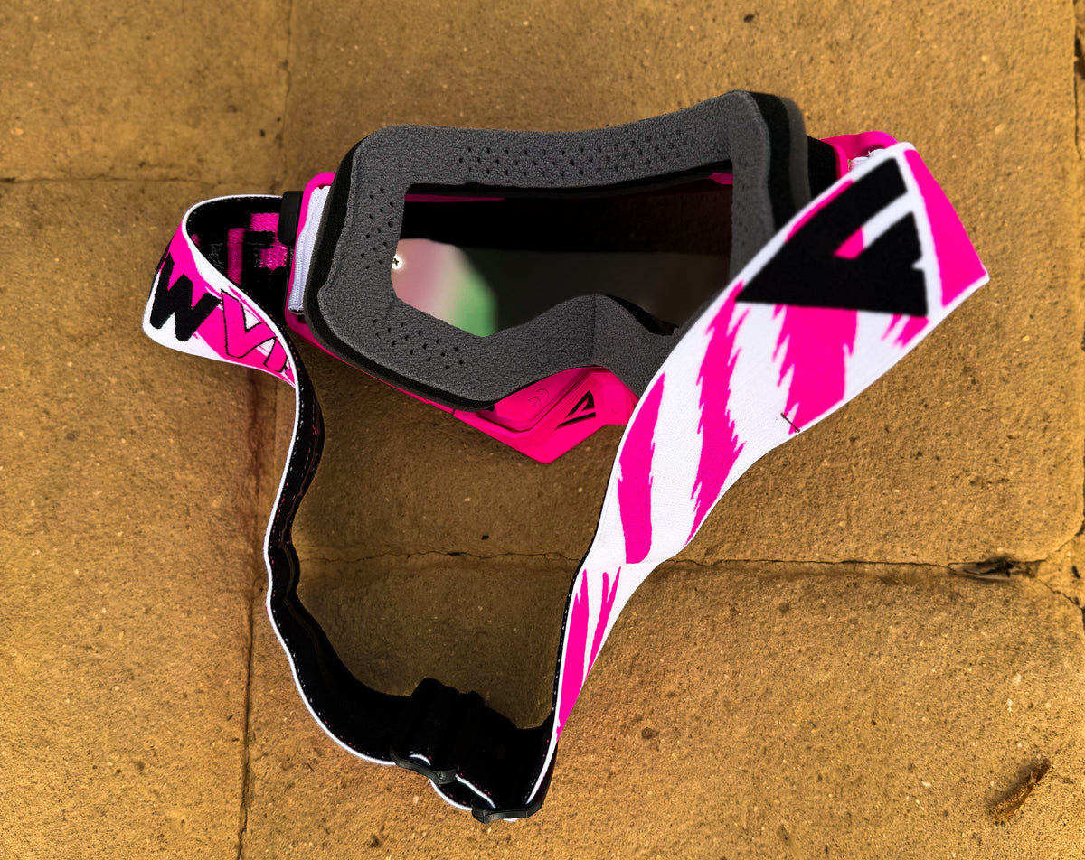 Flow Vision Rythem™ Motocross Goggle: Flamingo