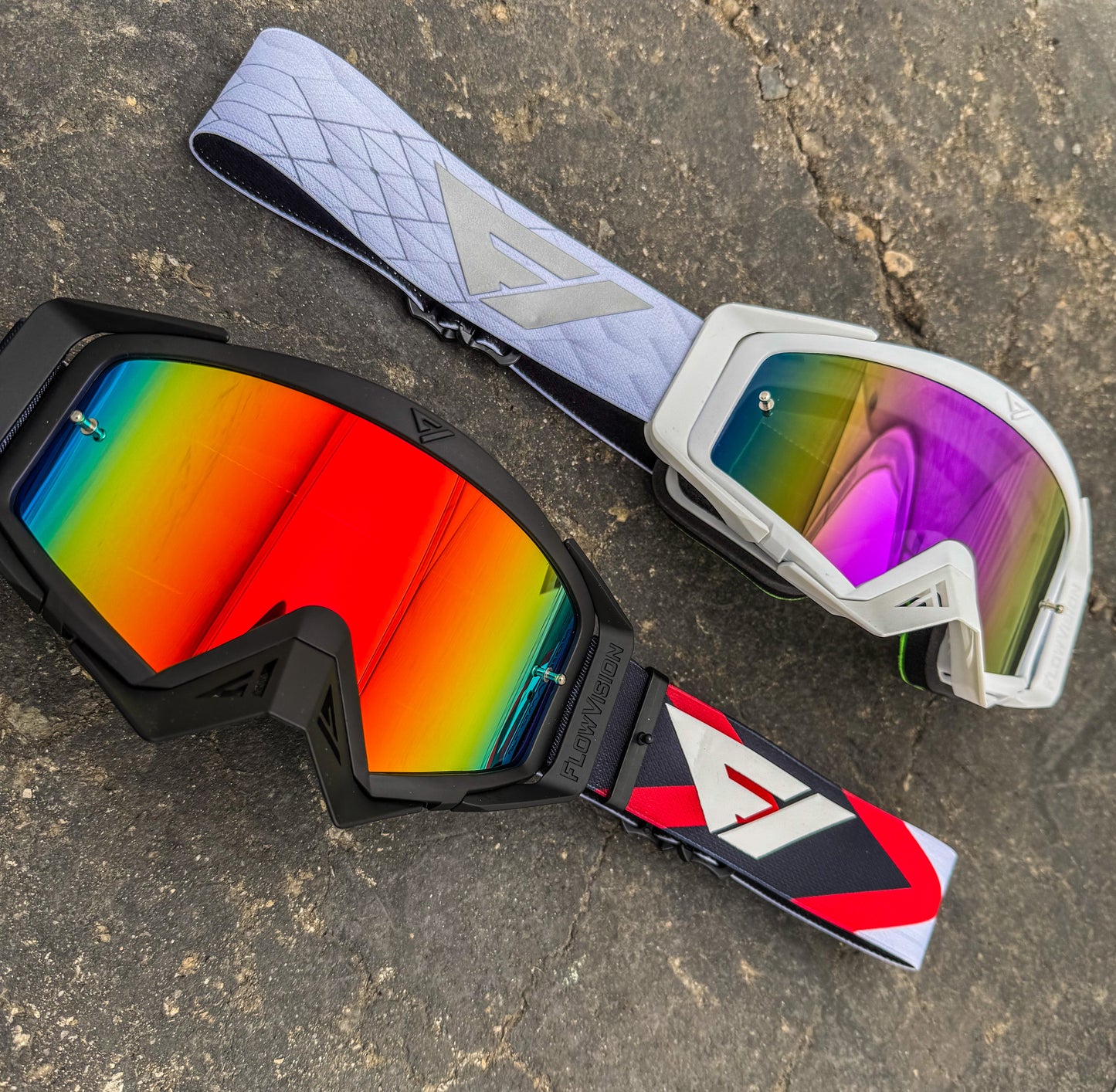 Flow Vision Rythem™ Motocross Goggle: Diamond