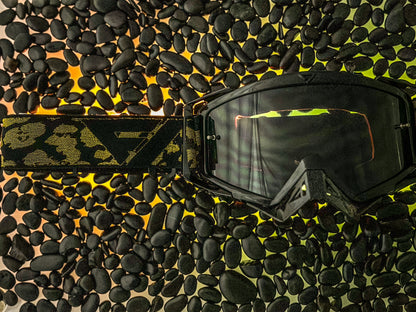 Flow Vision Rythem™ Motocross Goggle: Crude (Black Gold)