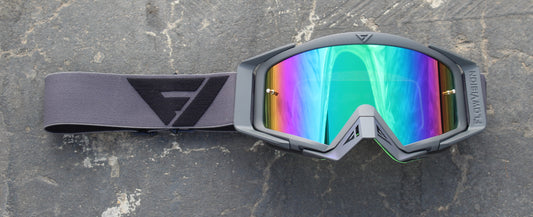 Flow Vision Rythem™ Motocross Goggle: Grey/Black