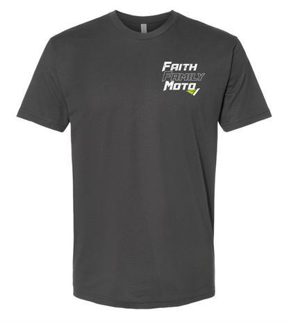 FlowVision Vision Faith, Family and Moto: Charcoal Gray
