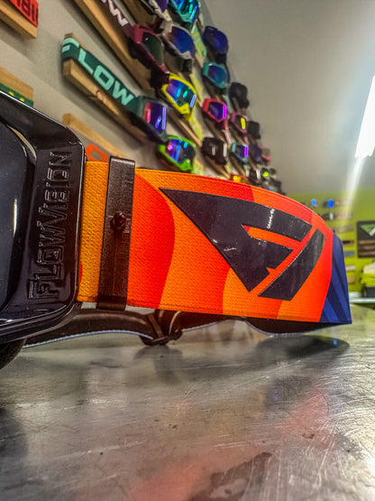 Flow Vision Rythem™ Motocross Goggle: Magma