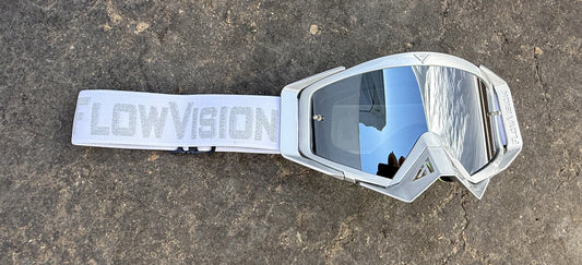 Flow Vision Rythem™ Motocross Goggle: Platinum