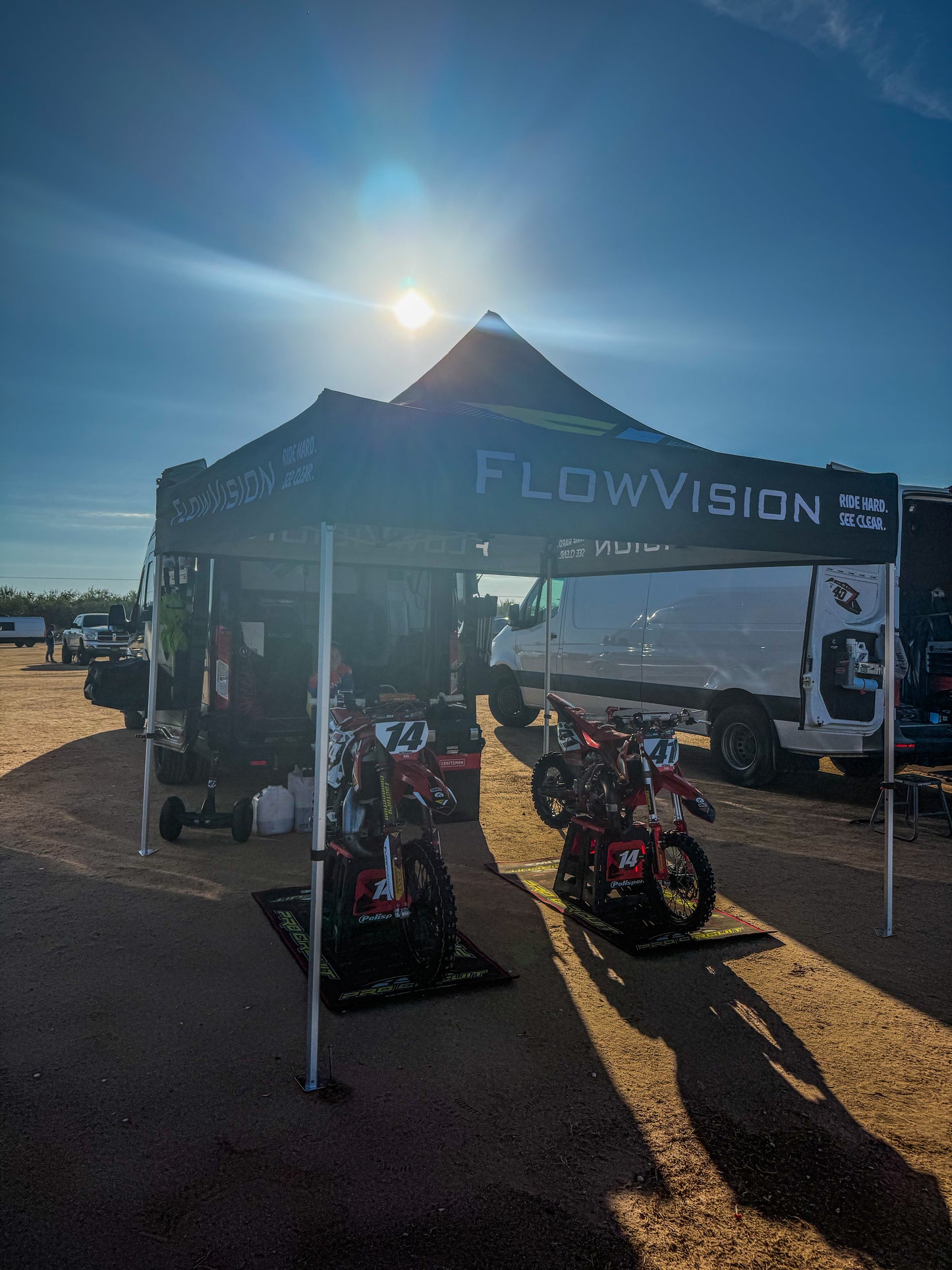 FlowVision® 10x10 Race Canopy with Aluminum Frame