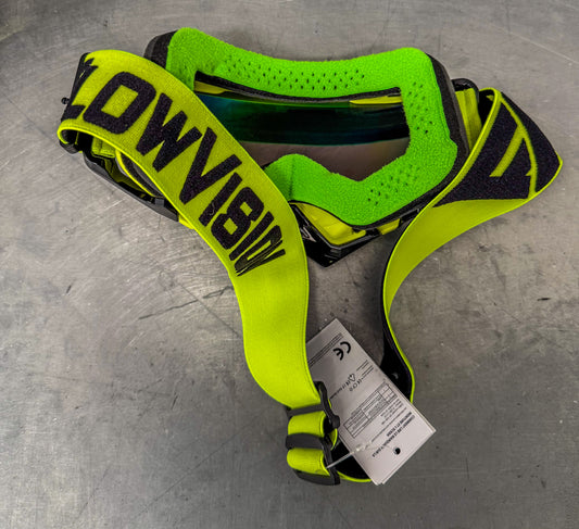 Flow Vision Rythem™ Motocross Goggle: Flo Yellow/Black