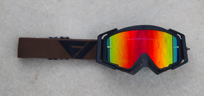 Flow Vision Rythem™ Motocross Goggle: Brown/Black