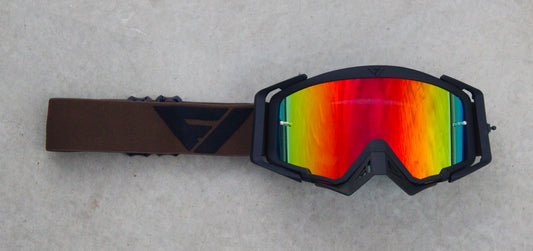 Flow Vision Rythem™ Motocross Goggle: Brown/Black