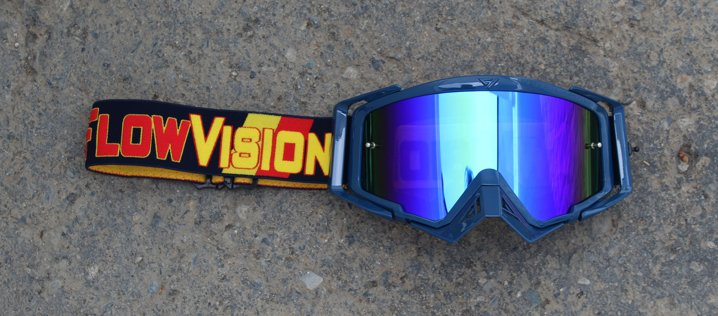 Flow Vision Rythem™ Motocross Goggle: AutoBahn