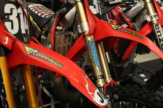 Flow Vision™ Dirt Bike Front Fender Stickers