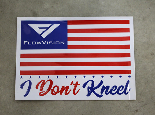 Flow Vision™ I Don't Kneel Stickers Trailer Stickers