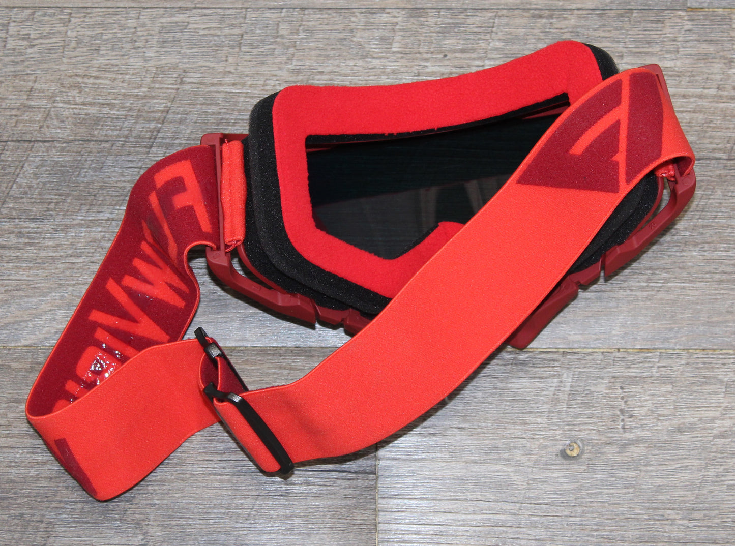 Flow Vision Rythem™ Motocross Goggle: Coral/Crimson