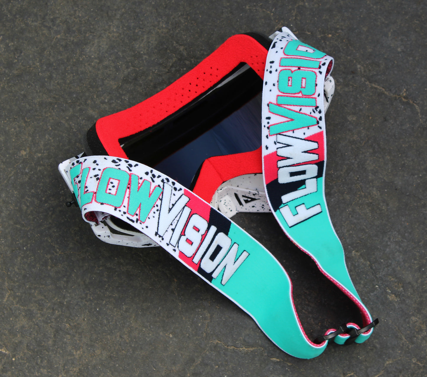 Flow Vision Rythem™ Motocross Goggle: Splatter