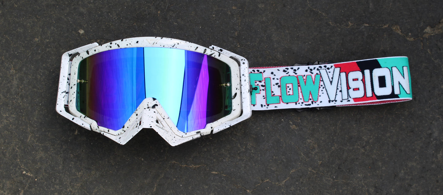 Flow Vision Rythem™ Motocross Goggle: Splatter