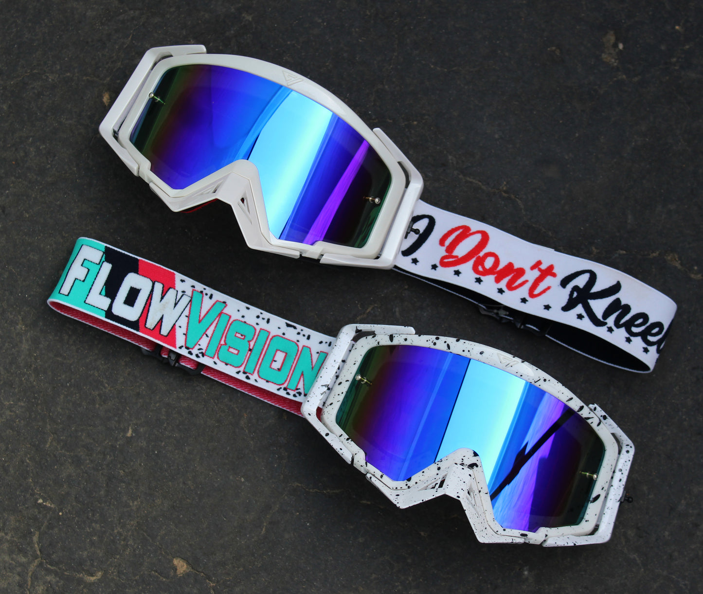 Flow Vision Rythem™ Motocross Goggle: Splatter