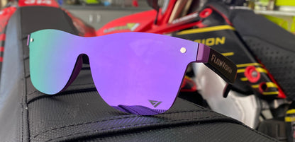 Flow Vision Rythem™ Sunglasses: Amatista (Black/Purple)