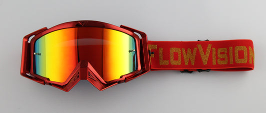 Flow Vision Rythem™ Motocross Goggle: Lava