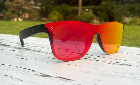 Flow Vision Rythem™ Sunglasses: Magma(Red/Black)