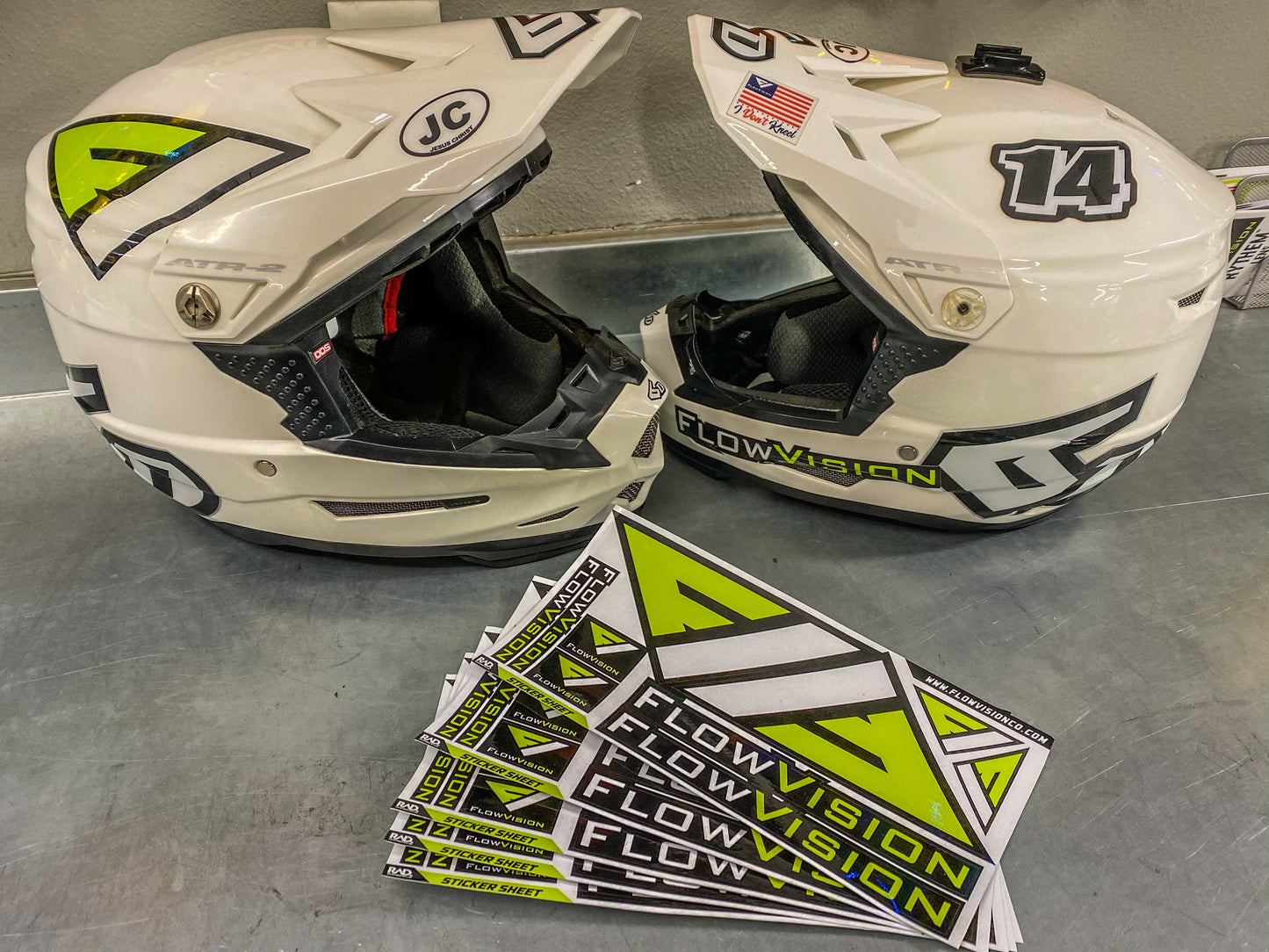 FlowVision™ Helmet/Vehicle Stickers