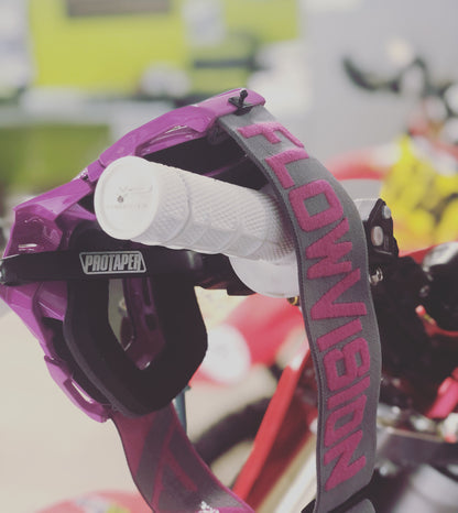 Flow Vision Rythem™ Motocross Goggle: Purple/Grey