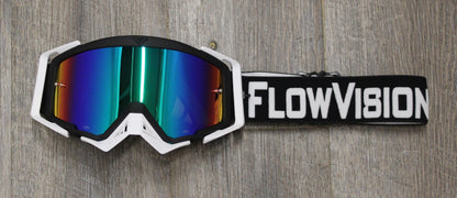 Flow Vision Rythem™ Motocross Goggle: Black/White